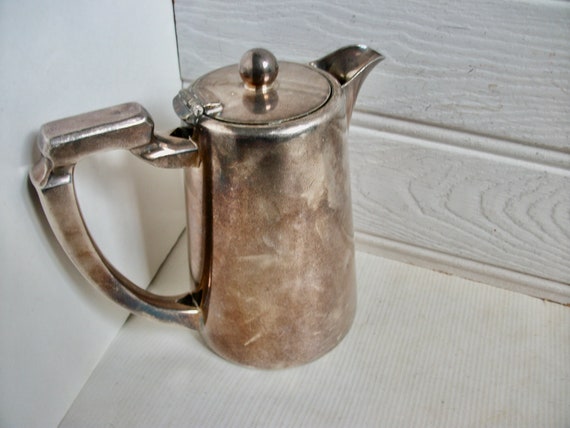 美しき✴︎シルバー製ポット アンティーク アールデコ シルバー バチェラーズ ティー/コーヒー