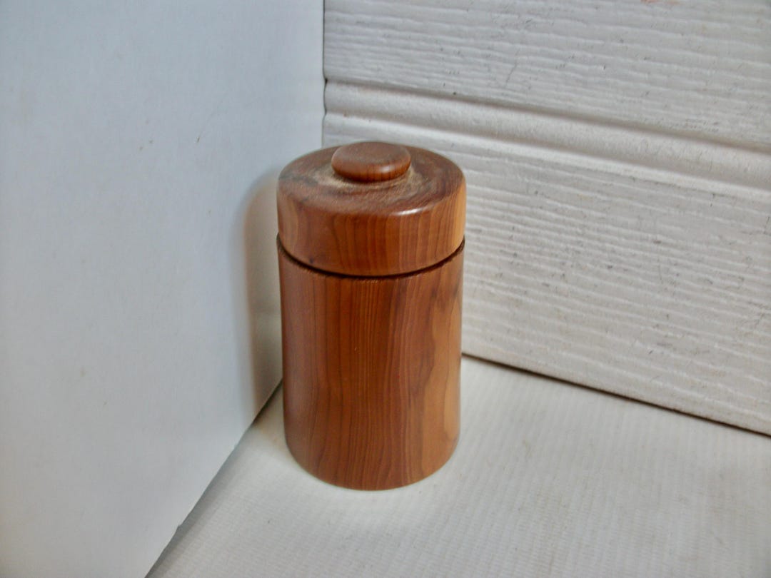 Vintage Treen Ware Container Circa 1940s - Etsy