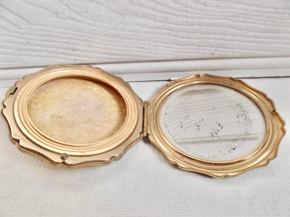 Mid Century Stratton Mirror Powder Compact Vintag… - image 5