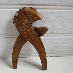 Antique Treenware Scandinavian Nut Cracker
