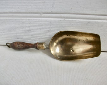 Antique Brass Scoop