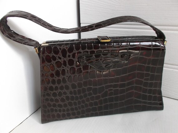 mcm brown purse