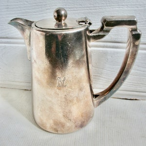 Antique Art Deco Silver Batchelor's Tea or Coffee Pot
