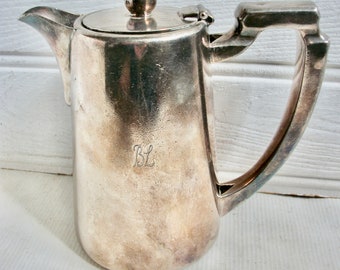 Antique Art Deco Silver Batchelor's Tea or Coffee Pot
