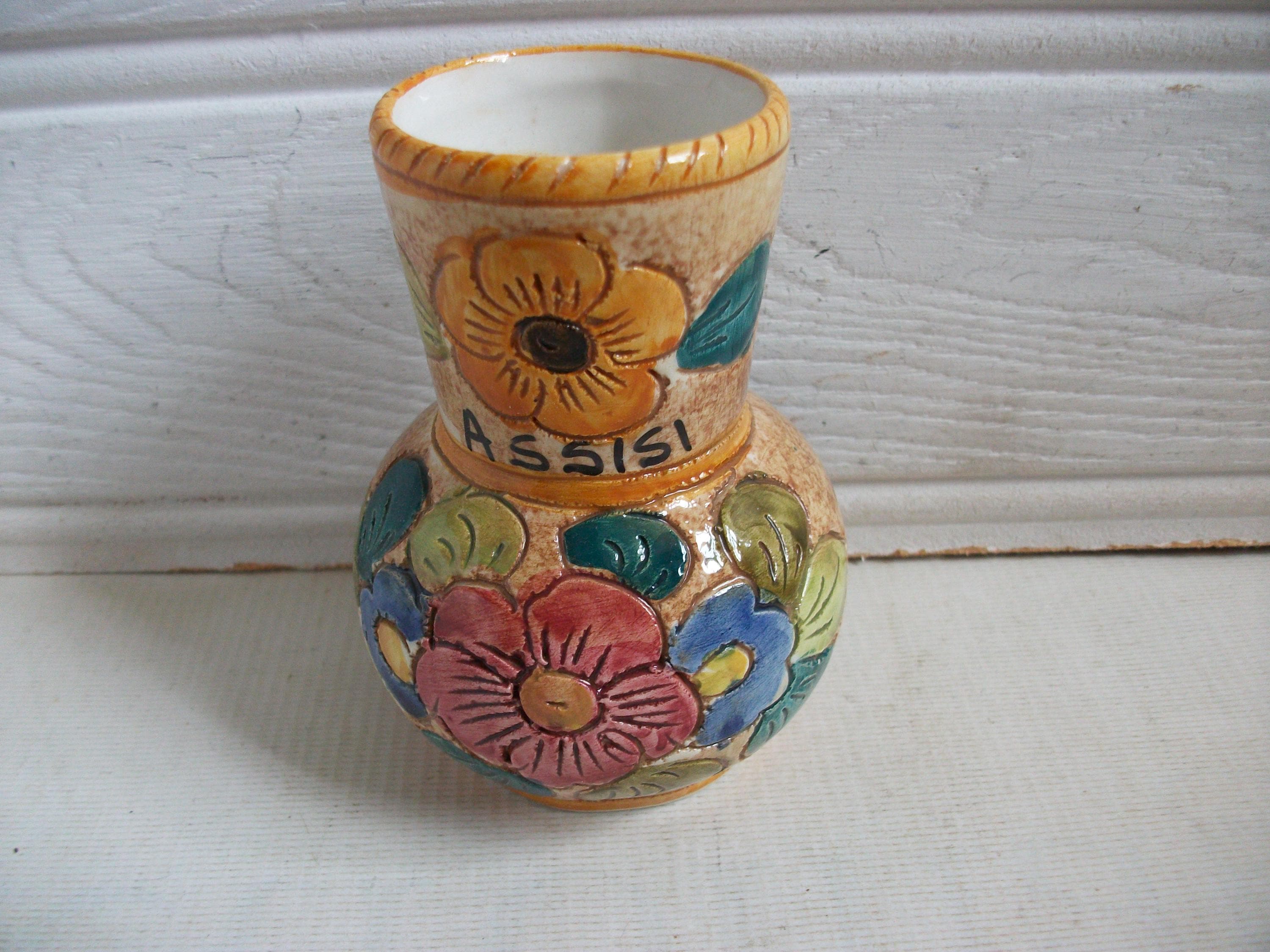 Italian assisi vase - Etsy 日本