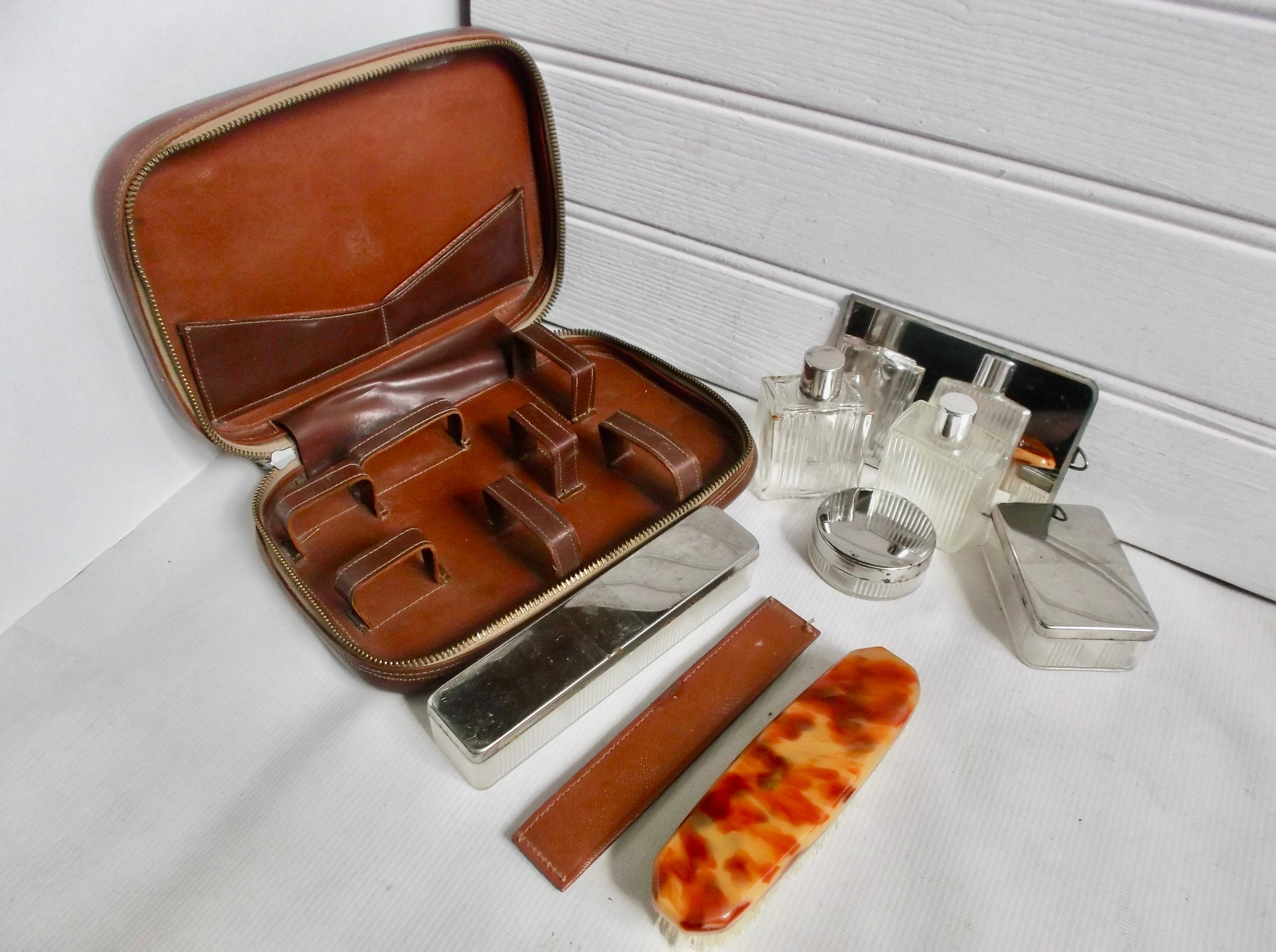 Trousse De Toilette Vintage / Coffret De Voyage Ancien - Occasion