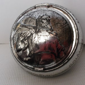 Vintage German Apothecary Metal Tin Container Circa 1900&#39;s