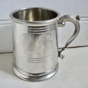 English Binder Bros Sheffield Pewter Tankard Vintage Pub Mug Metal Stein