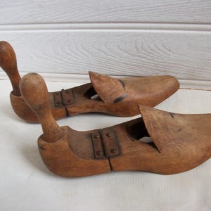 Antique Wooden Cobbler Foldable Shoe Forms