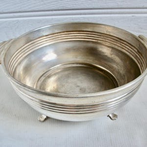 Antique Silver Art Deco Serving Bowl Centrepiece Decoration