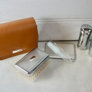 Vintage MCM English Men&#39;s Travel Grooming Toiletries Dopp Kit