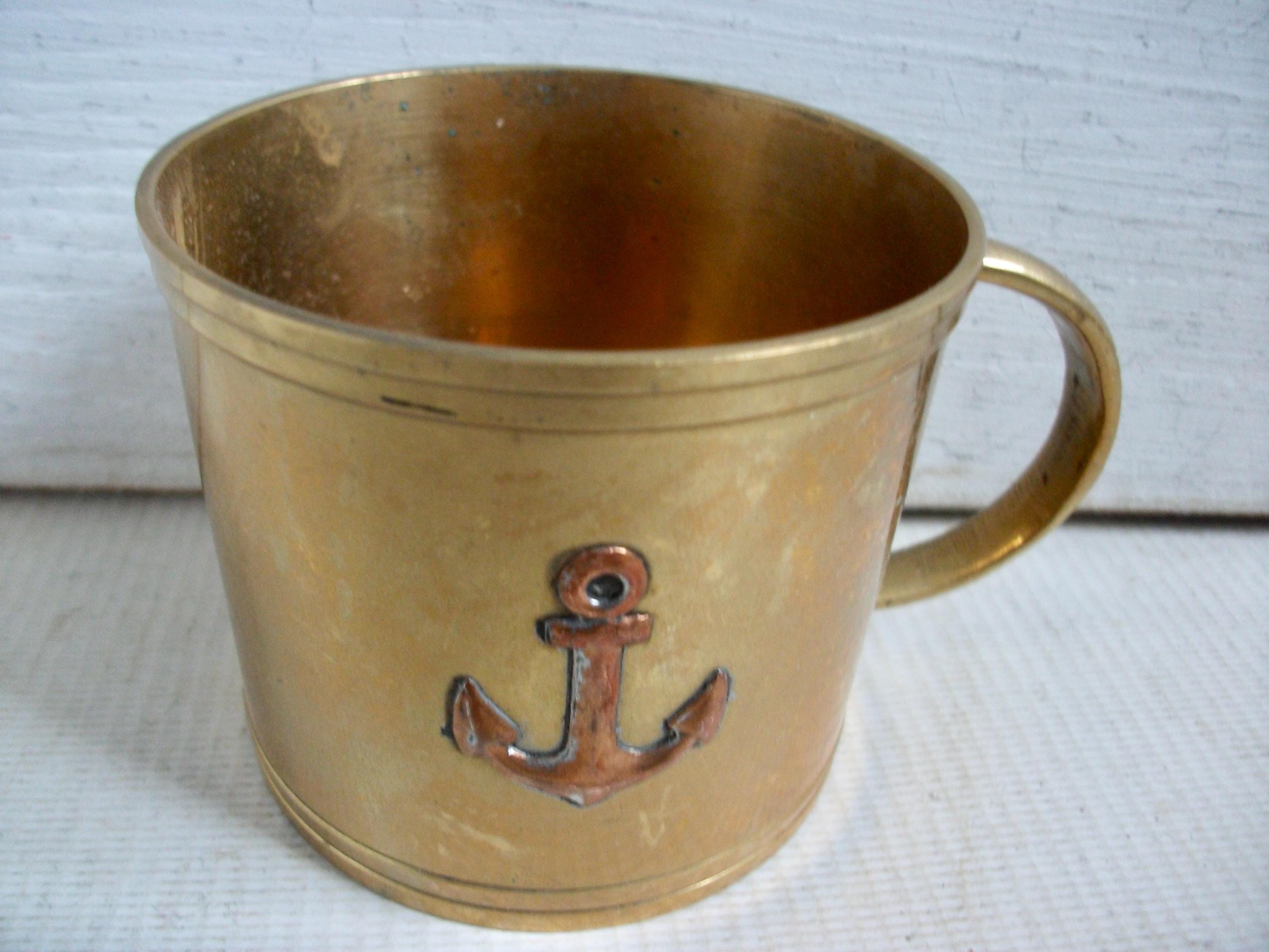 Vintage Brass and Copper Navy Military Mug WWII Era 1940s Cup Militaria  Decor - Etsy