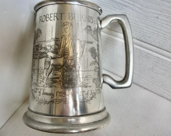 Caneca vintage escocesa Robbert Burns