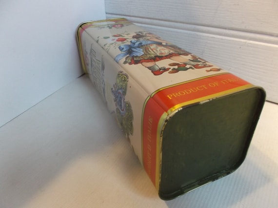 アンティーク金属製ボックス Red Boy Tin缶