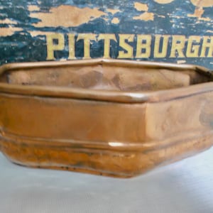 Antique French Vintage Copper Planter Pot
