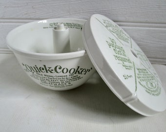 Antique English 1911 Grimwade's Quick Cooker Cooking Bowl