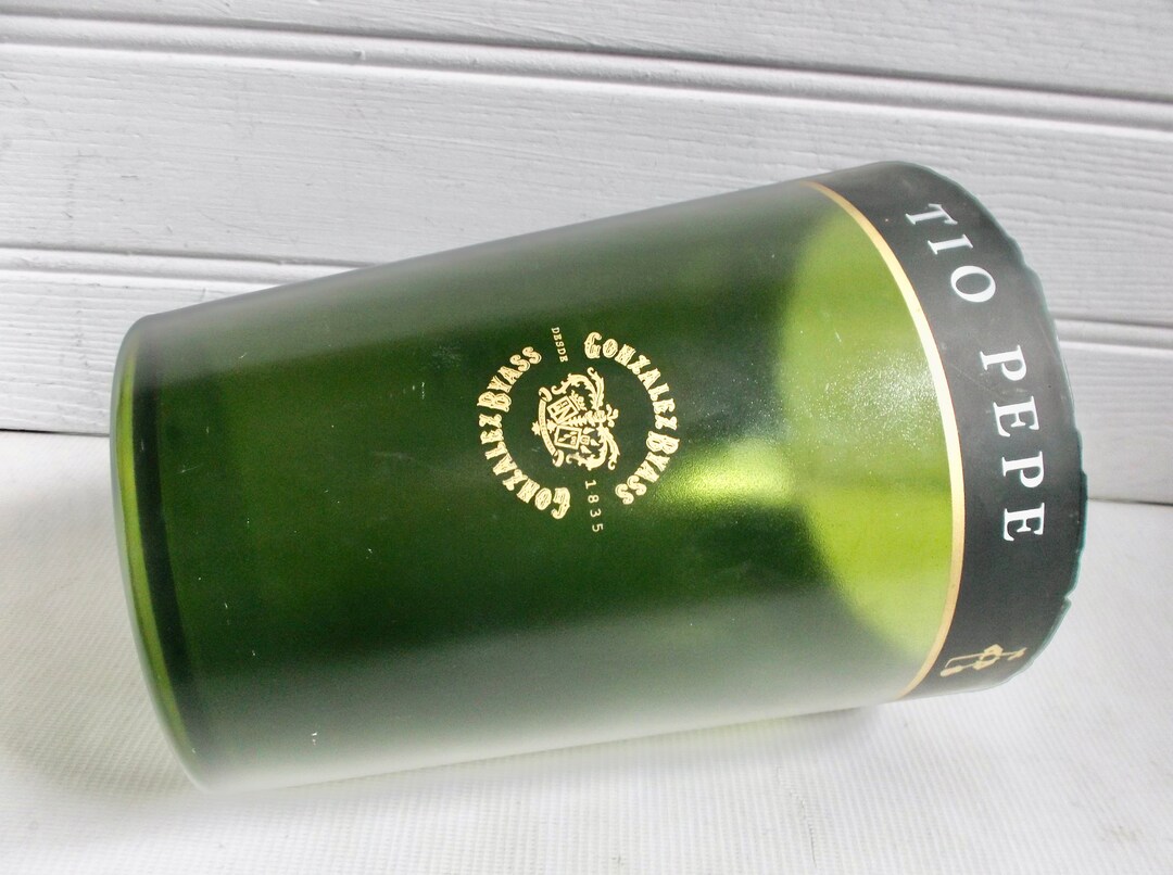Spanish Tio Pepe Sherry, Champagne and Wine Ice Bucket Vintage Wedding