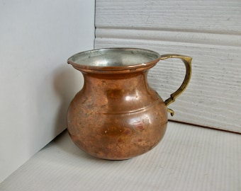 Vintage Copper Jug Whisky Pitcher