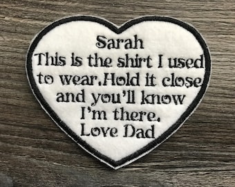 Personalised memory patch cushion bear
