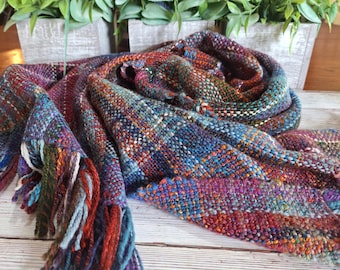 STARGAZING , Slow Fashion, Artisan Handwoven Scarf