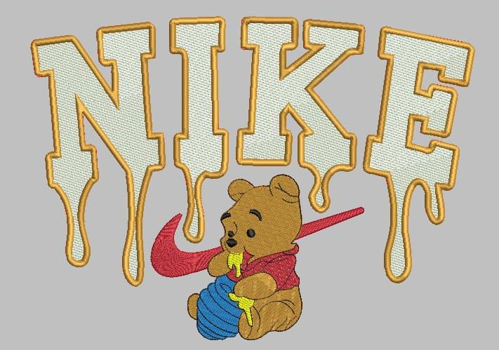 Nike logo embroidery México