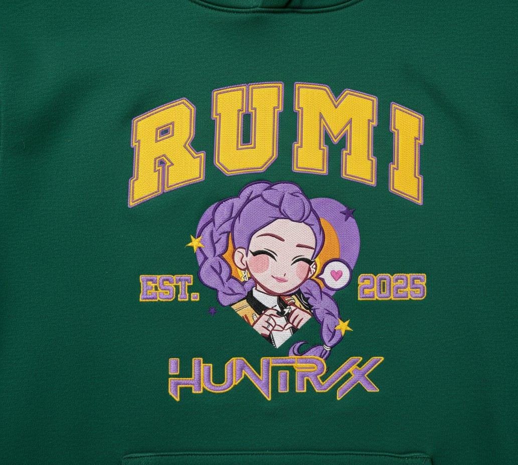 Rumi Character Embroidery Design File - Etsy