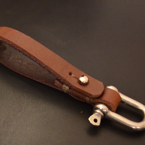 Handmade Leather Keychain EDC Keychains Everyday Carry EDC Etsy