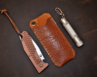 Pocket Knife Slip, Pocket Knife Sheath, EDC Pouch, Knife Case, EDC Gear, Knife Pouch, EDC Pocket Organizer, Benchmade Proper, Victorinox