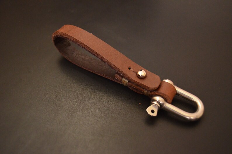 Handmade Leather Keychain EDC Keychains Everyday Carry EDC Etsy