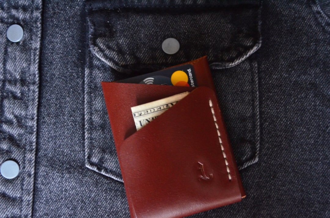 Leather Business Card Holder, Leather Wallet Mens, Mens Wallet Leather, Credit Card Wallet, Minimalist Wallet, Business Card Holder For Men