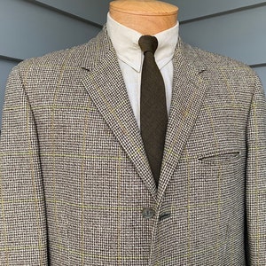Vintage 1960's A. Lynes & Son Men's Tweed Sportcoat. Narrow Lapel 3 ...