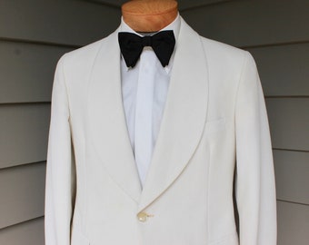 white evening jacket