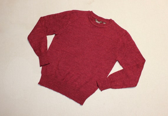 vintage 1970's -Hudson's- Men's crew neck sweater… - image 2