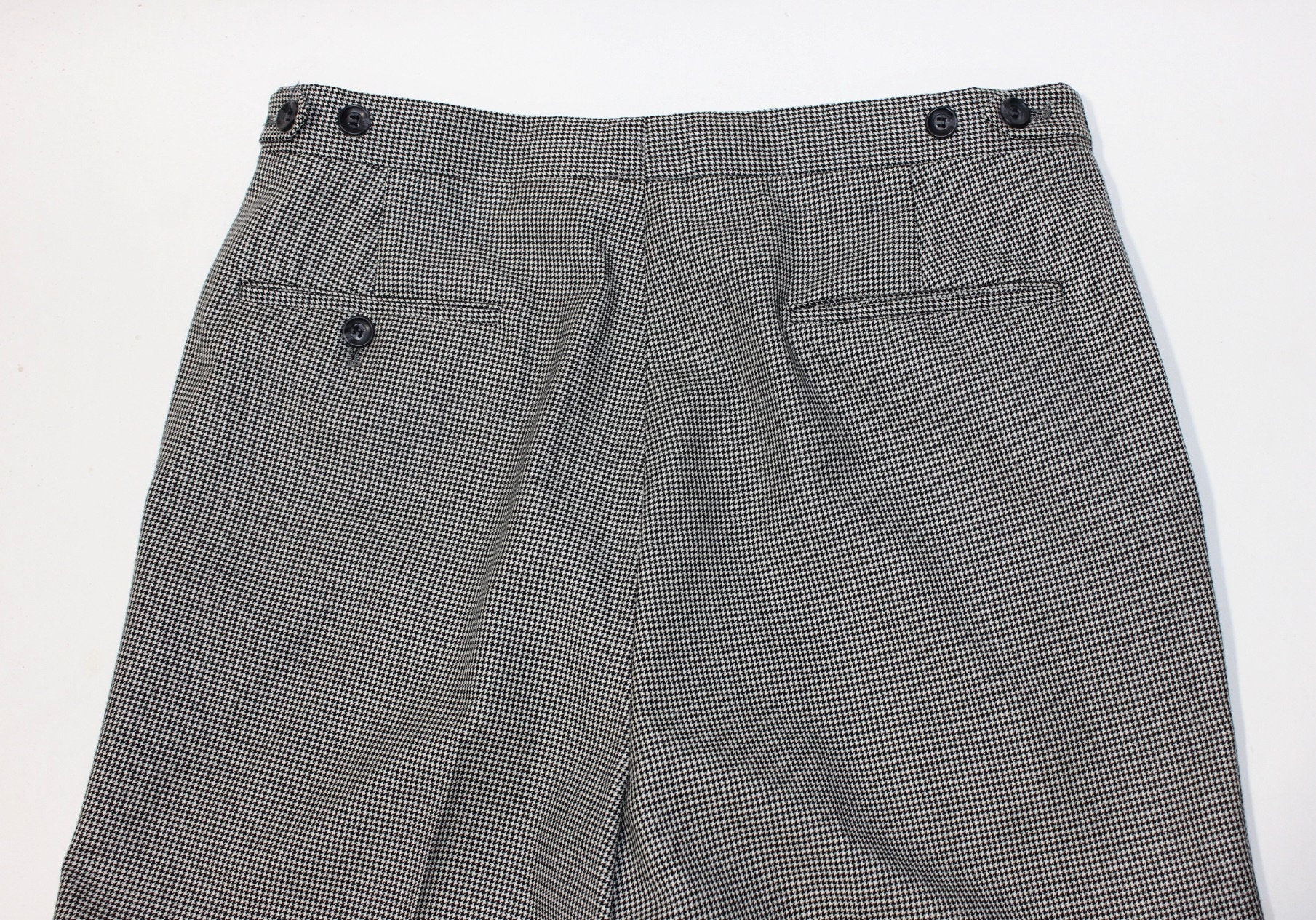 Vintage 70's - 80's -unknown Maker- Men's Pants. Flat Front Vintage 70's - 80's -unknown Maker- Men's Pants. Flat Front