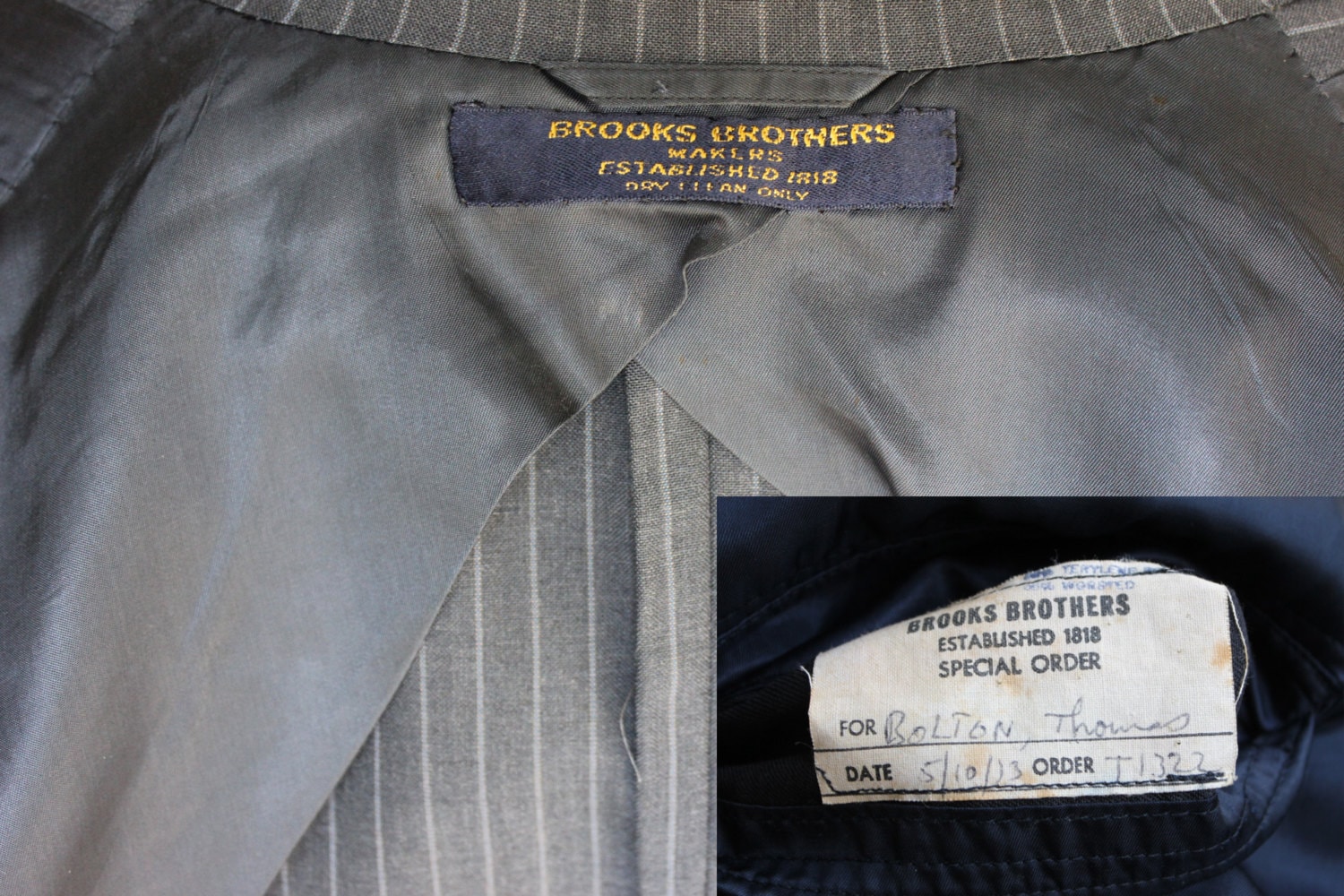 Dating brooks brothers labels