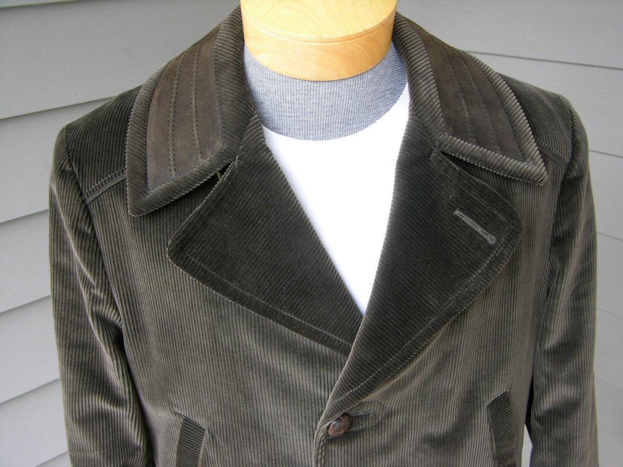 Vintage 1960's Men's Corduroy Car Coat. 'new Old Stock Vintage 1960's Men's Corduroy Car Coat. 'new Old Stock