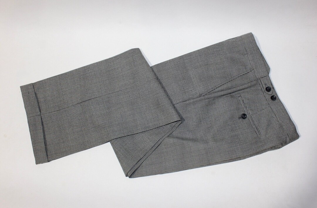 Vintage 70's - 80's -unknown Maker- Men's Pants. Flat Front