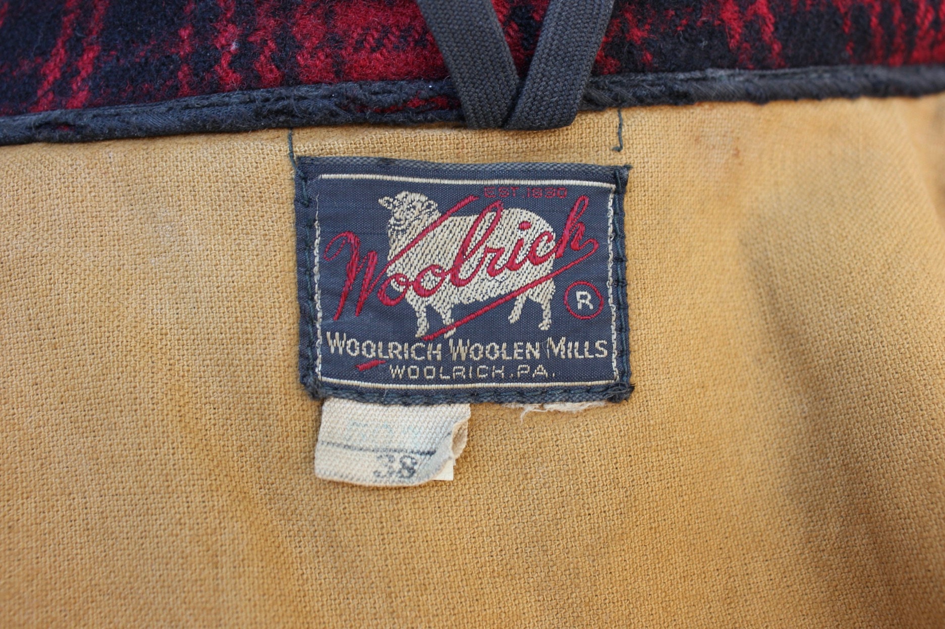 Vintage 40's - 50's -woolrich- Men's 503 Hunting Jacket Vintage 40's - 50's -woolrich- Men's 503 Hunting Jacket