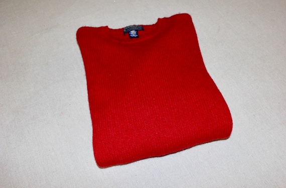 red abercrombie sweater