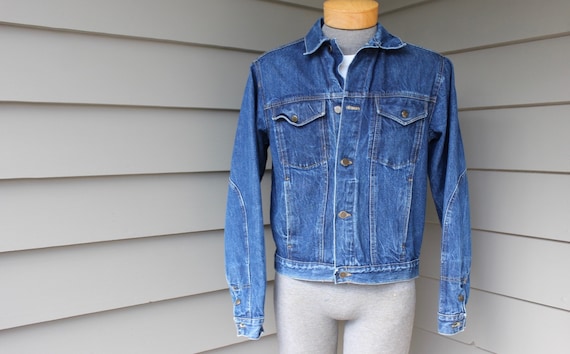 vintage 1980's -Sound Barrier- Men's denim jacket… - image 2