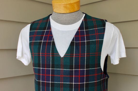 Vintage 1950's Men's 'V' Neck Golf Vest 
