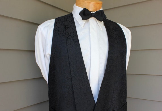 vintage c. 1967 bespoke Men's formal waistcoat. B… - image 2