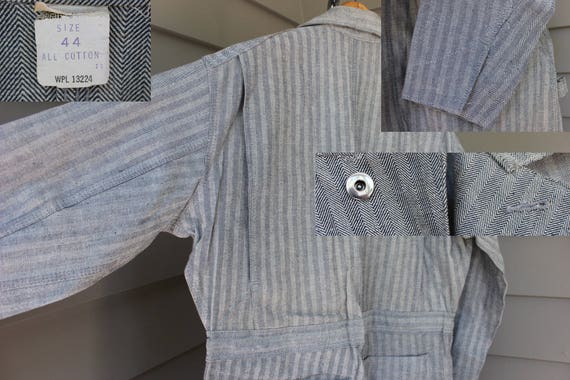 Vintage 1950's -gross 'rail Chief'- Men's Coveralls. 'new Old