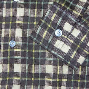 Vintage 1960's van Cort Men's Long Sleeve Flannel Shirt. 'new Old Stock ...