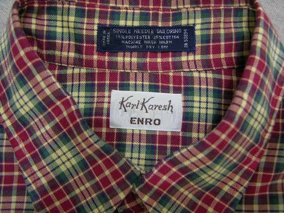 enro button down dress shirts Enro Short Sleeve Dress Shirt Blue Stripe Johnson's Hub Kewanee