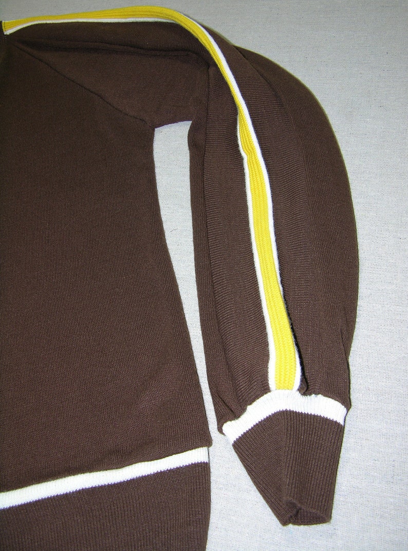 Vintage 1970's Men's V Neck Tennis Sweater. 'new Etsy