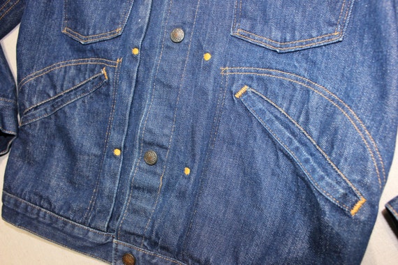 Vintage 1960's -wrangler- 8MZ Inspired Denim Jacket. Gold Vintage 1960's -wrangler- 8MZ Inspired Denim Jacket. Gold