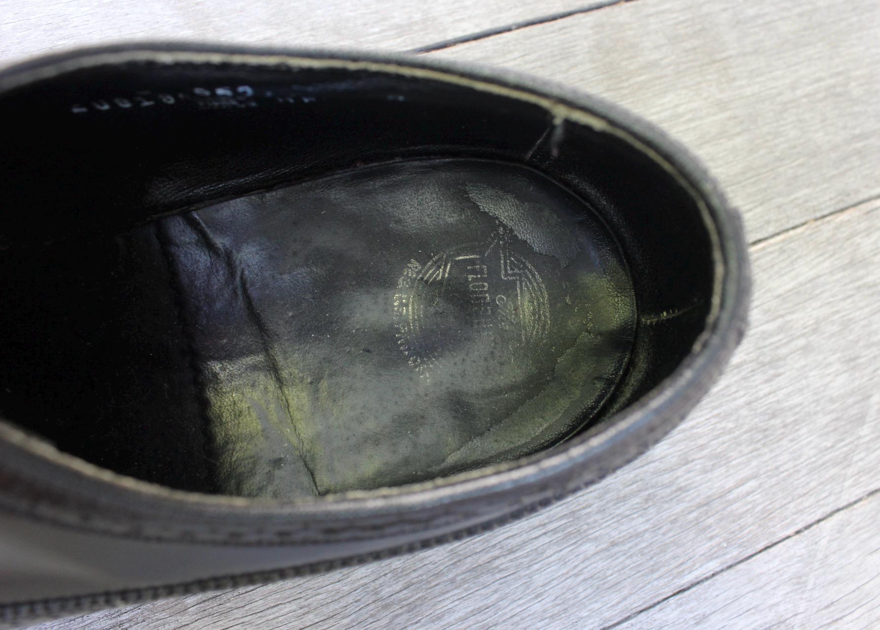 Vintage 1980's -florsheim- 'varsity' 20819 Long Wing Brogues