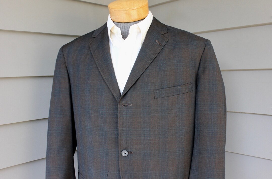 BIG MAN Vintage 50's 60's schwobilt Men's Sportcoat. 3 Button Sack ...