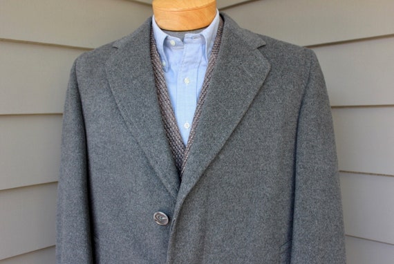 Men's cashmere clearance wool blend overcoat